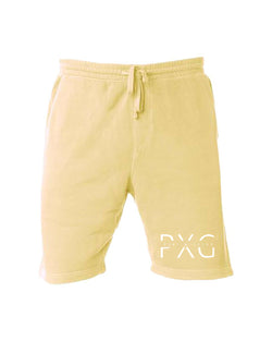 Pray and Grind Yellow shorts